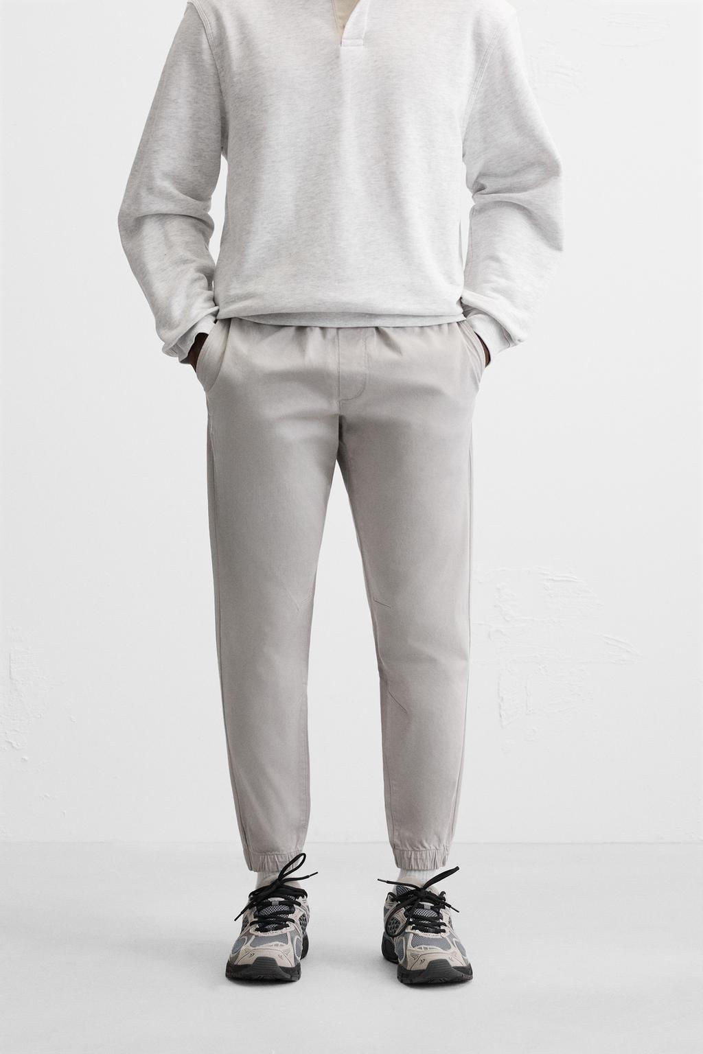FADED JOGGER WAIST TROUSERS - Zara фото 47