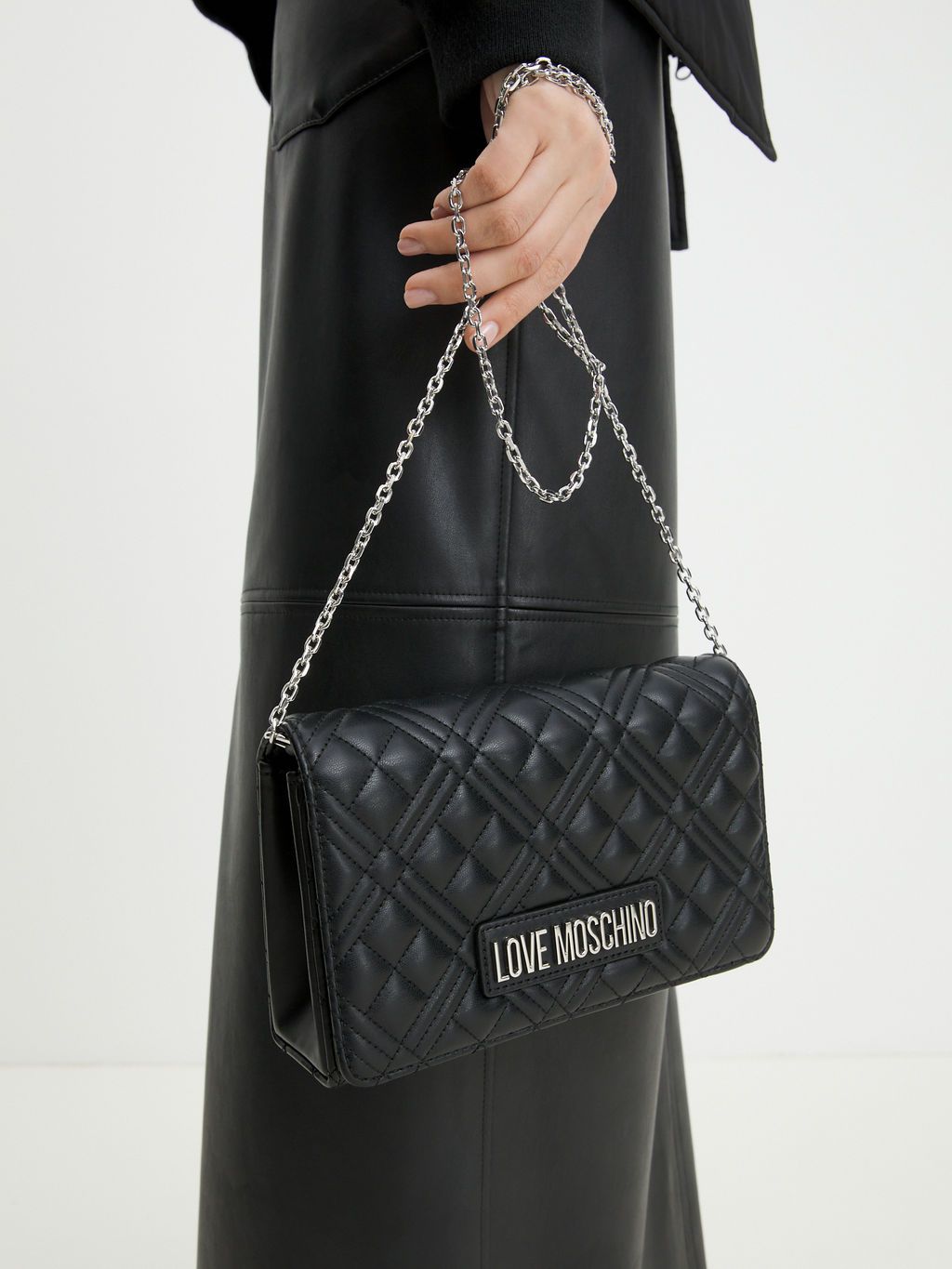 Клатч LOVE MOSCHINO SMART DAILY BAG Артикул 4374371, черный  фото 2