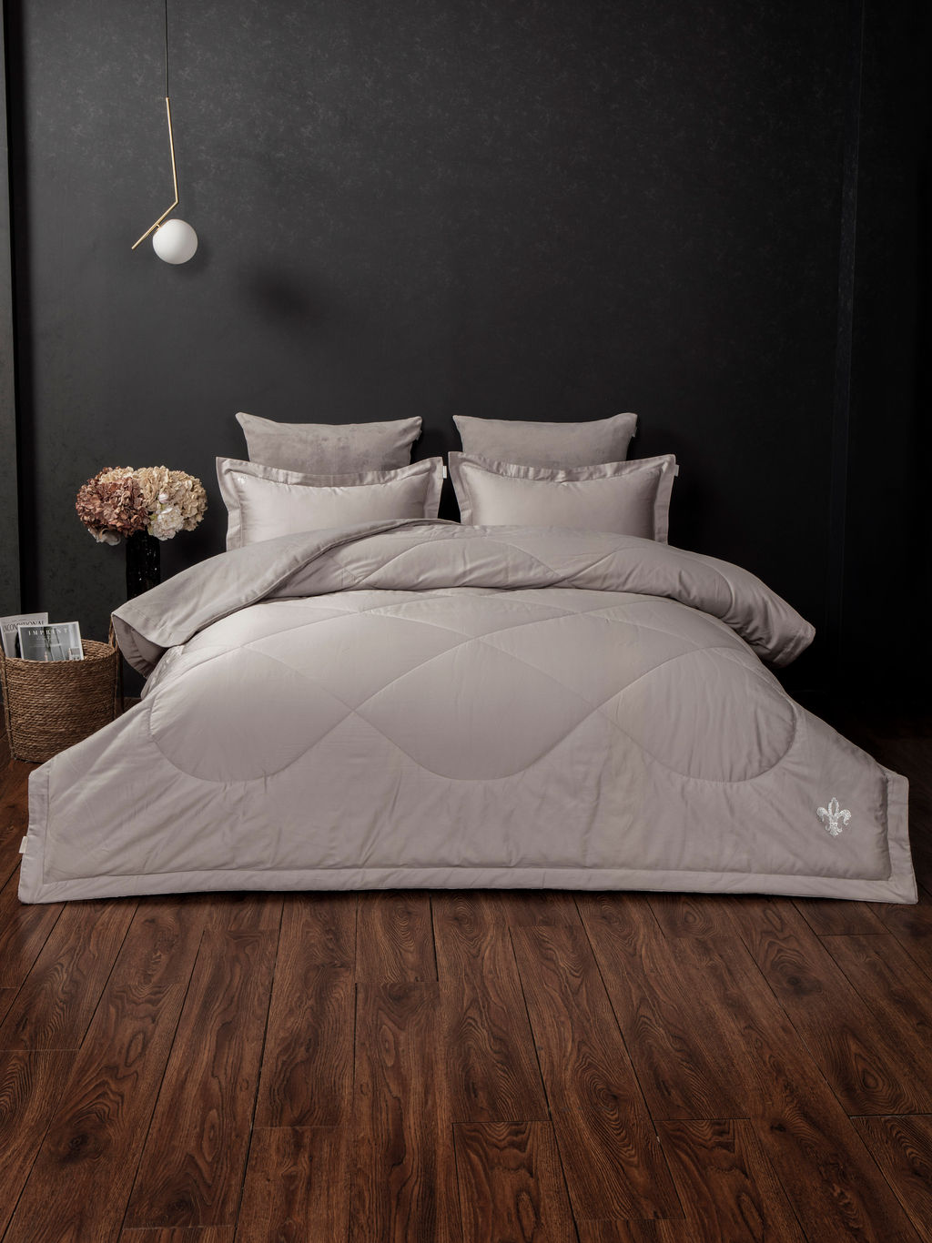 Lindor Fluffy (серый беж) Egyptian Cotton комплект