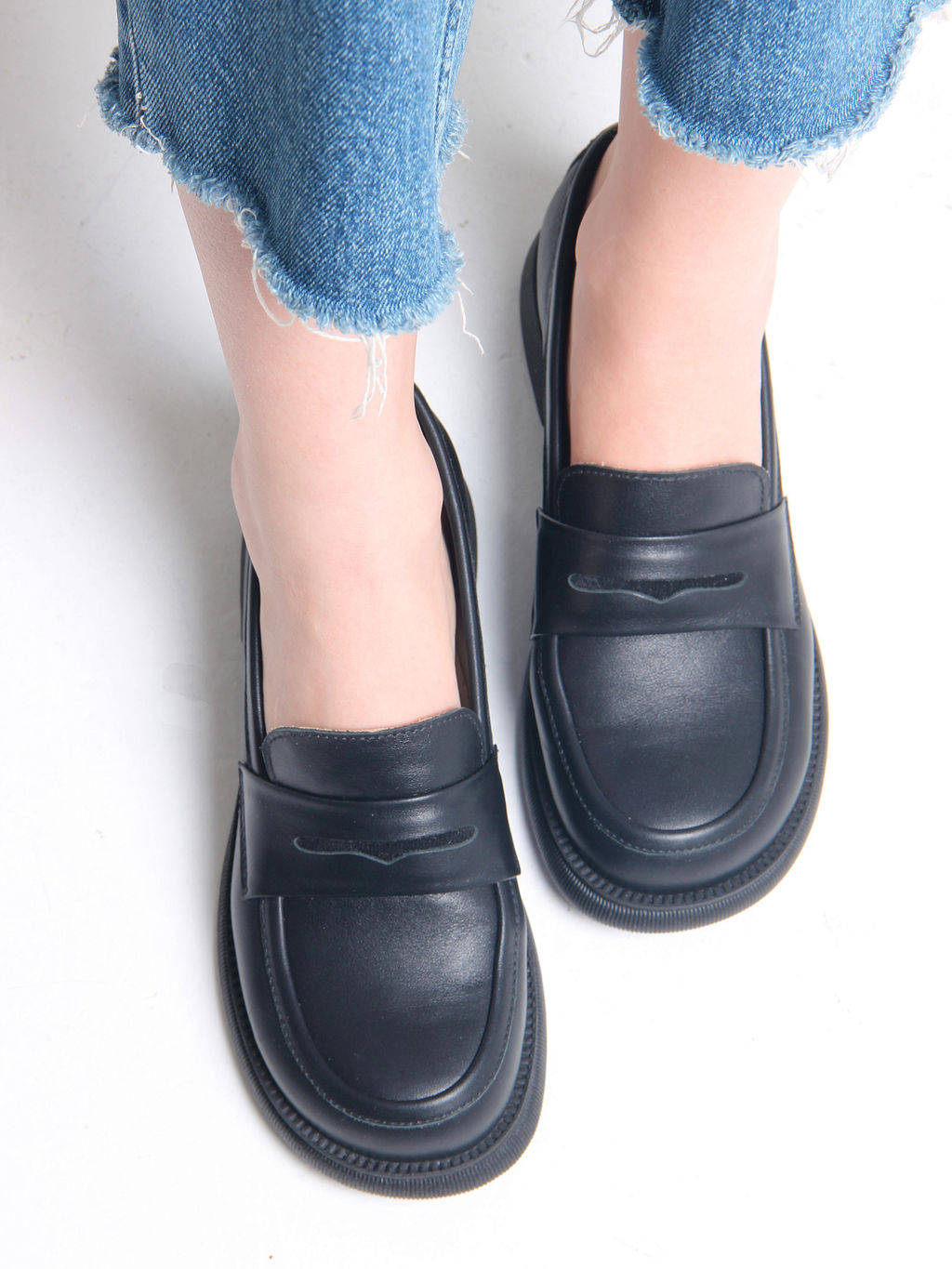 Лоферы туфли 175.патрицияbl. черный