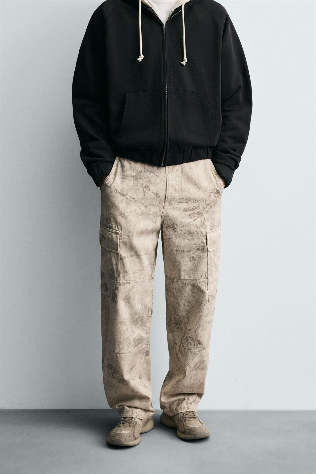 STRAIGHT-LEG CARGO TROUSERS - Zara фото 2
