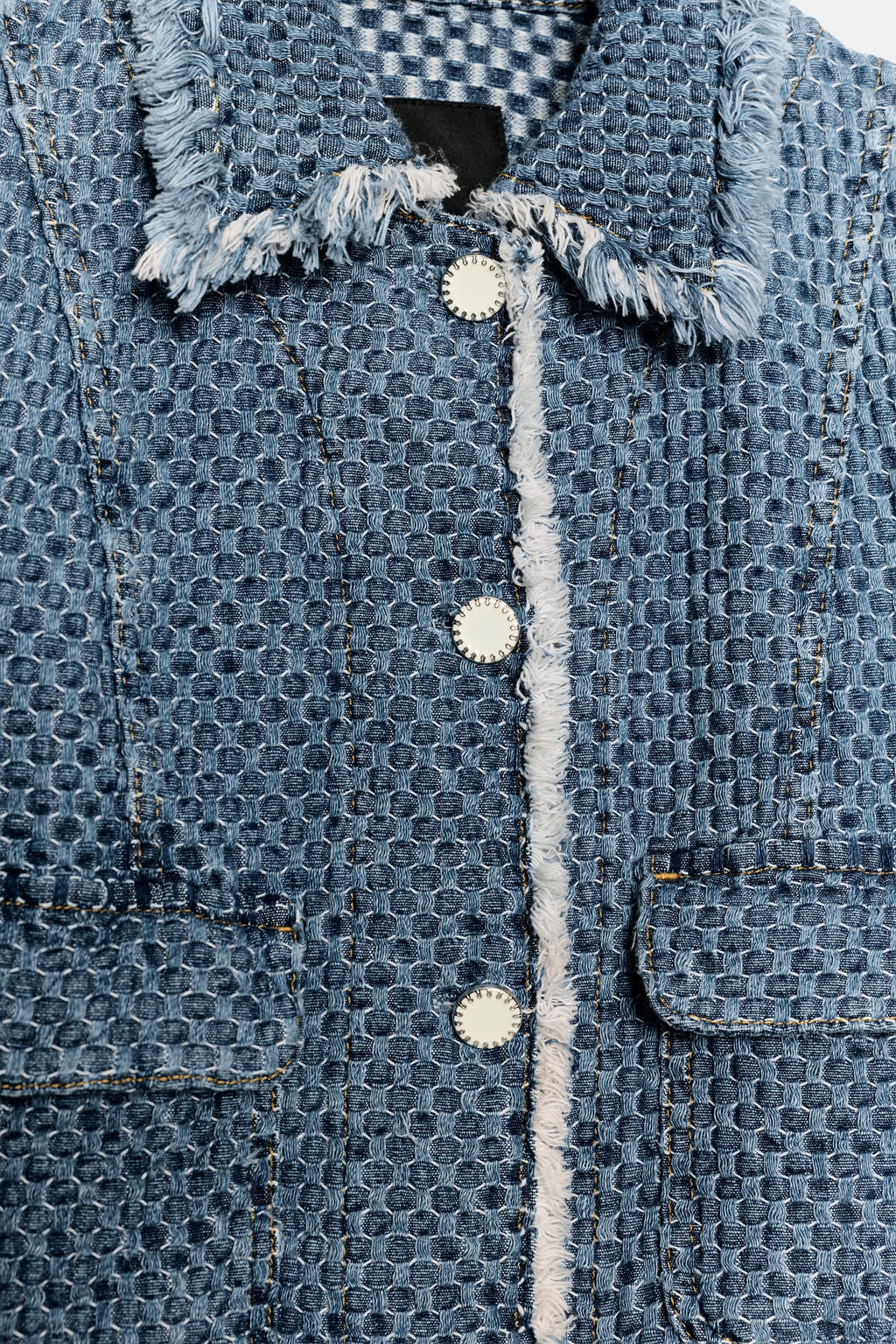 CHAQUETA DENIM ZW COLLECTION / Azul - Zara фото 9