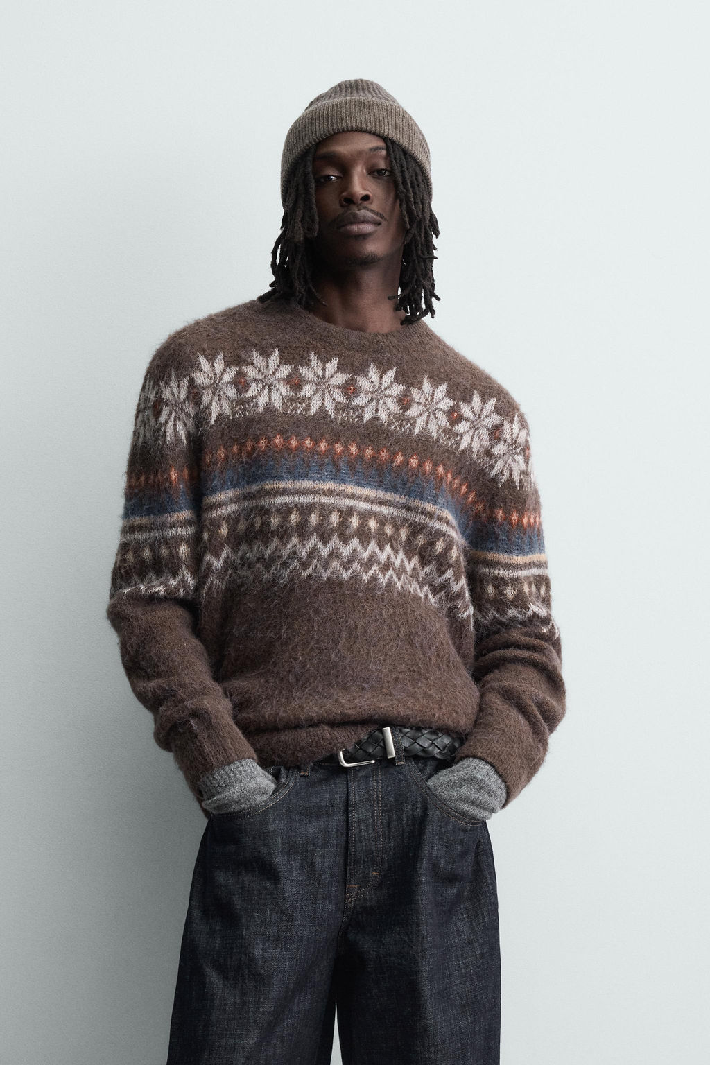 TEXTURED FAIRISLE JACQUARD JUMPER - Zara фото 2