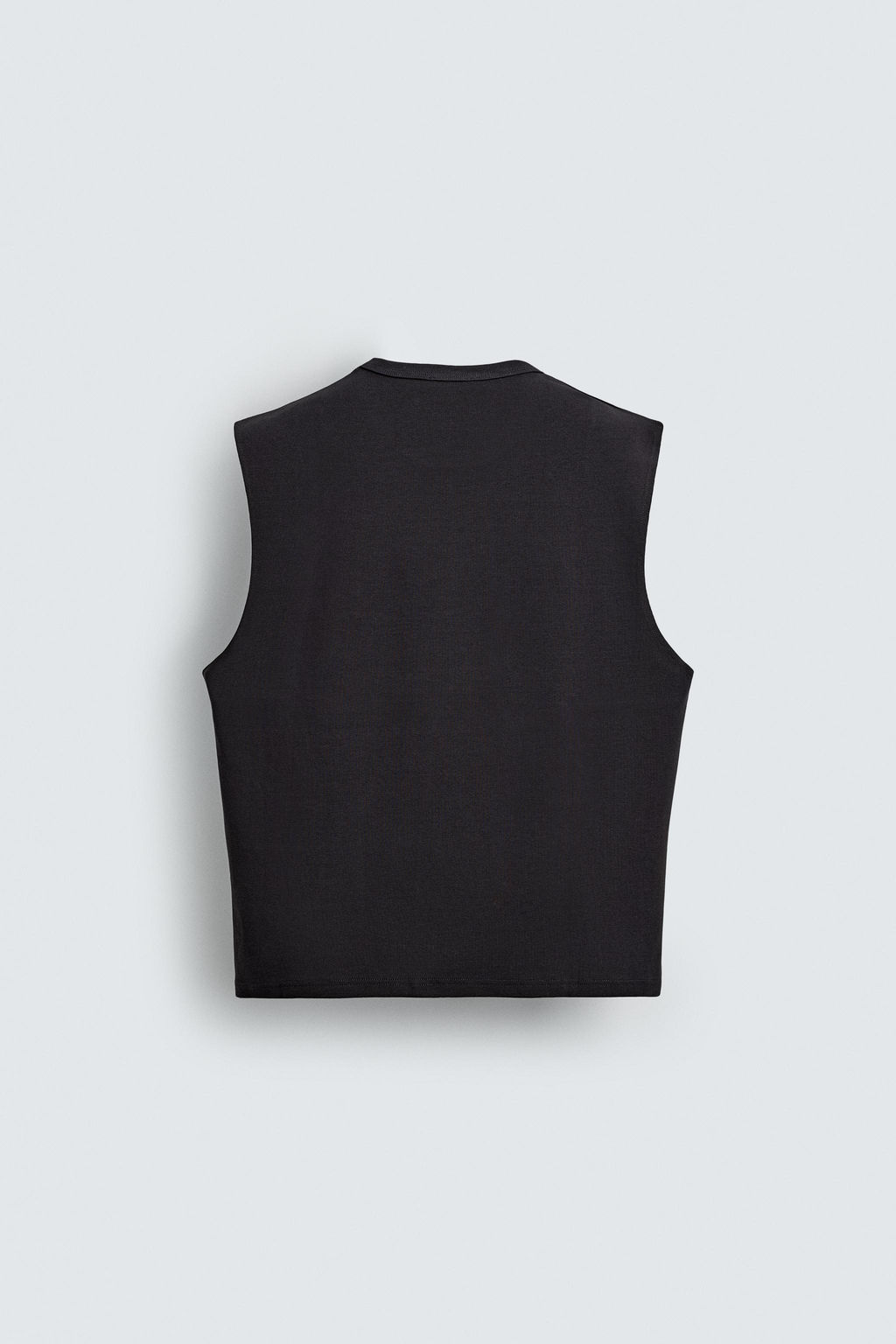 CAMISETA TANK RELAXED FIT ESTRUCTURA RIB / Azul - Zara фото 8