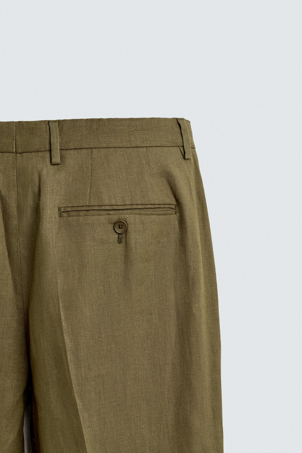 PANTAL?N TRAJE 100% LINO / Aceite - Zara фото 10