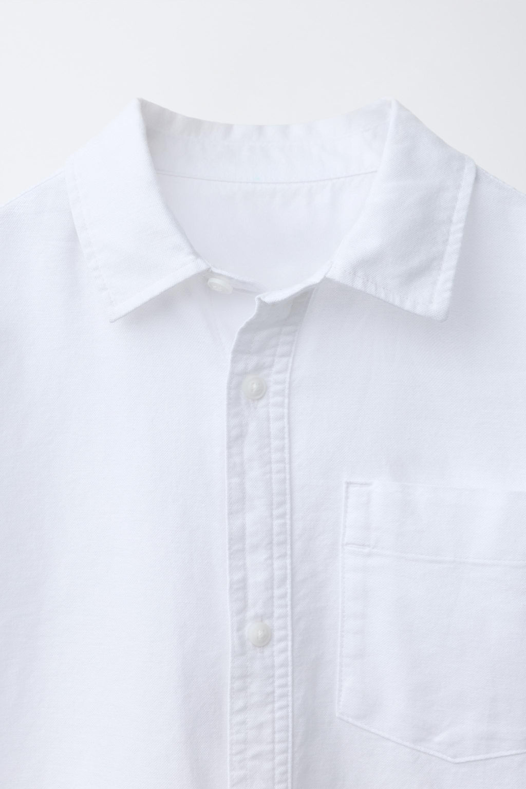 CAMISA BOLSILLO OXFORD / Blanco - Zara фото 3