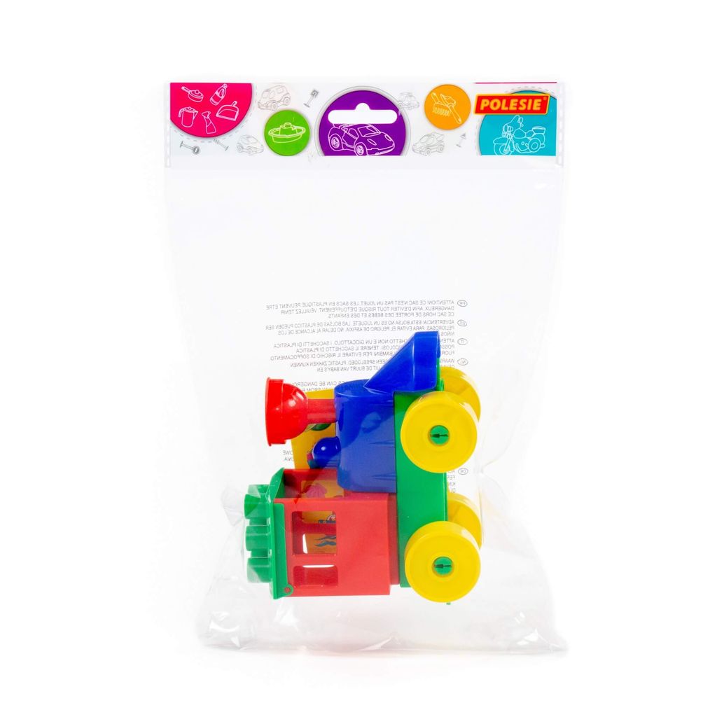 Конструктор Юный путешественник - Паровоз (9 элементов) (в пакете) - Полесье фото 5