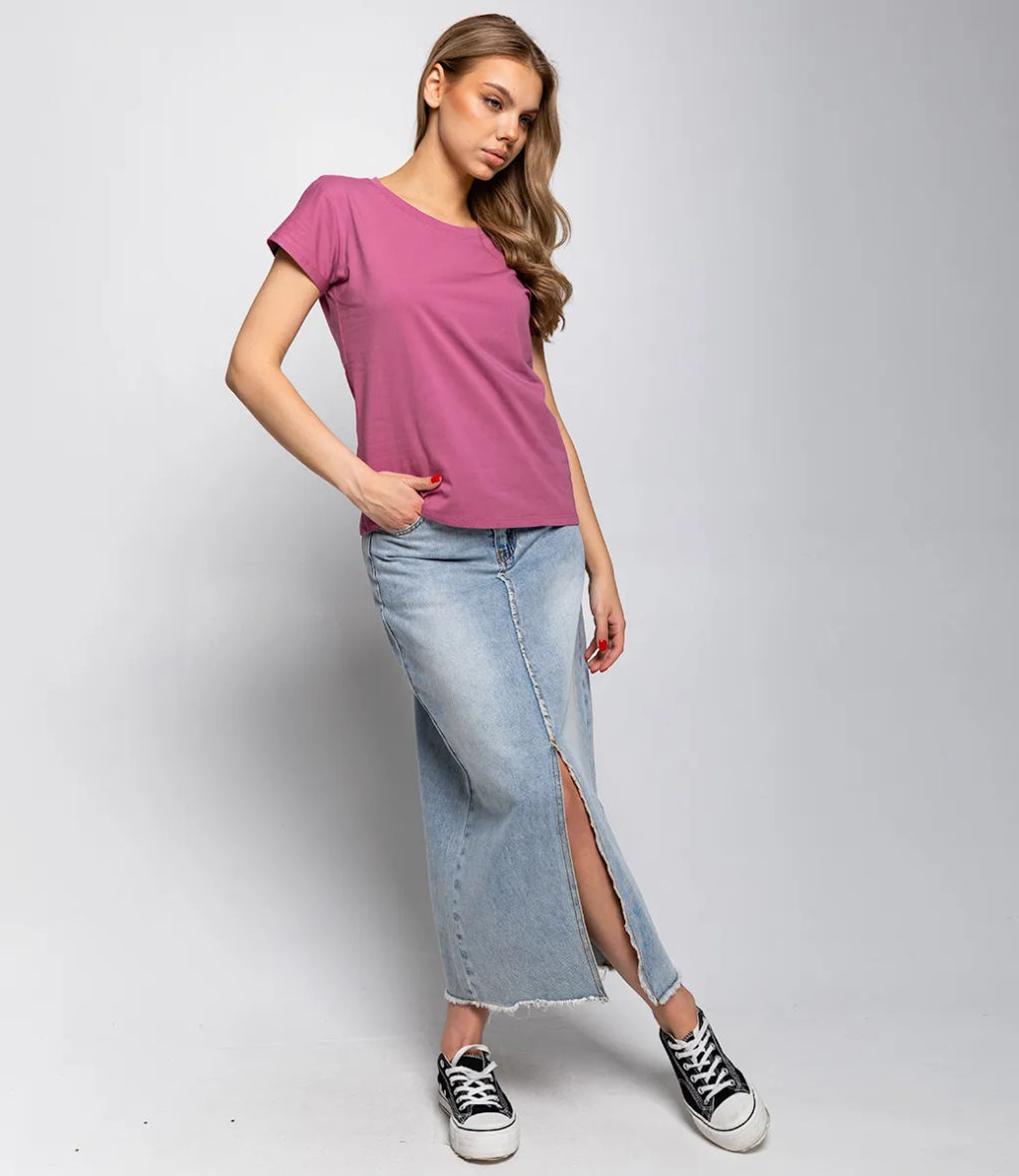 Футболка #КТ904 (1), пыльная роза