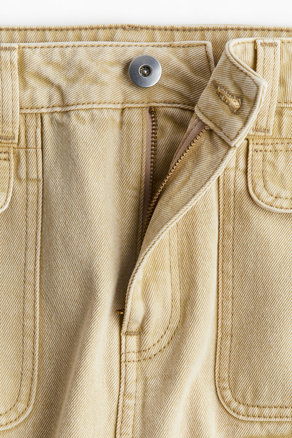 Maxifalda cargo en denim - H&m фото 10