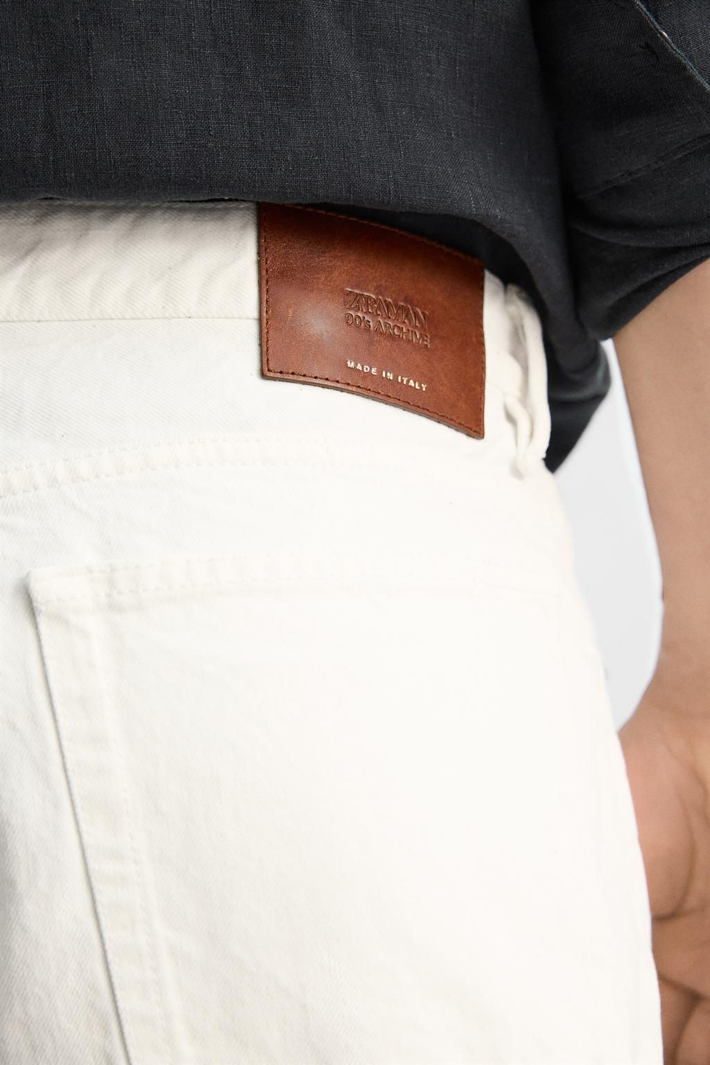 LIMITED EDITION STRAIGHT-LEG DENIM BERMUDA SHORTS - Zara фото 17