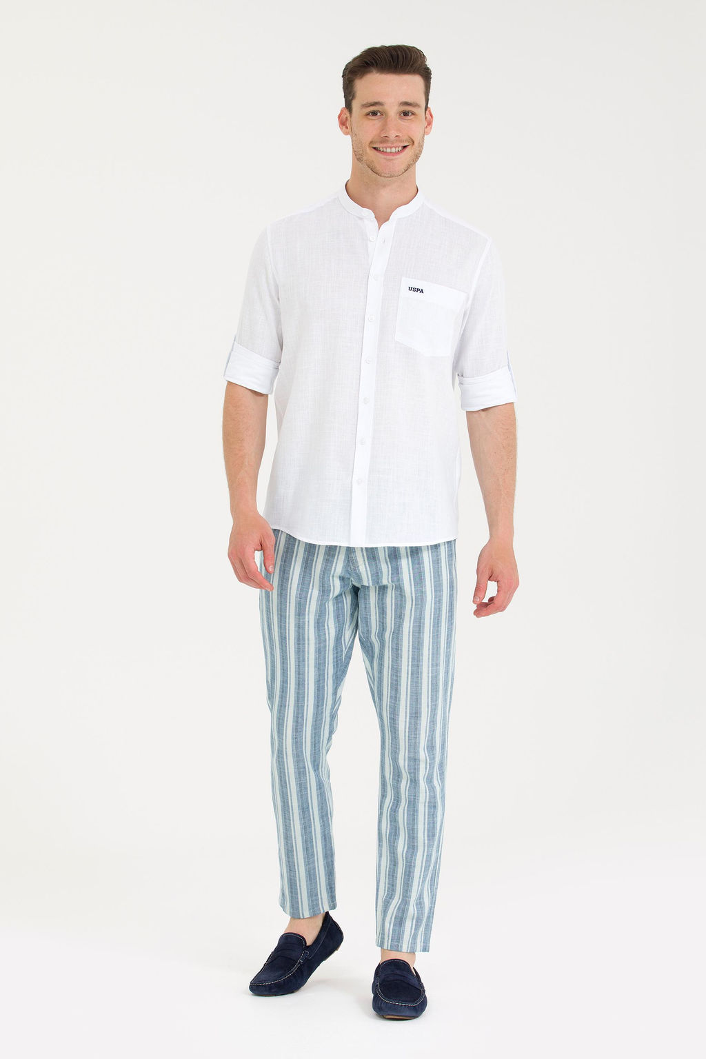 U. S. Polo Assn Мужские голубые джинсовые брюки - U.s. polo assn фото 15