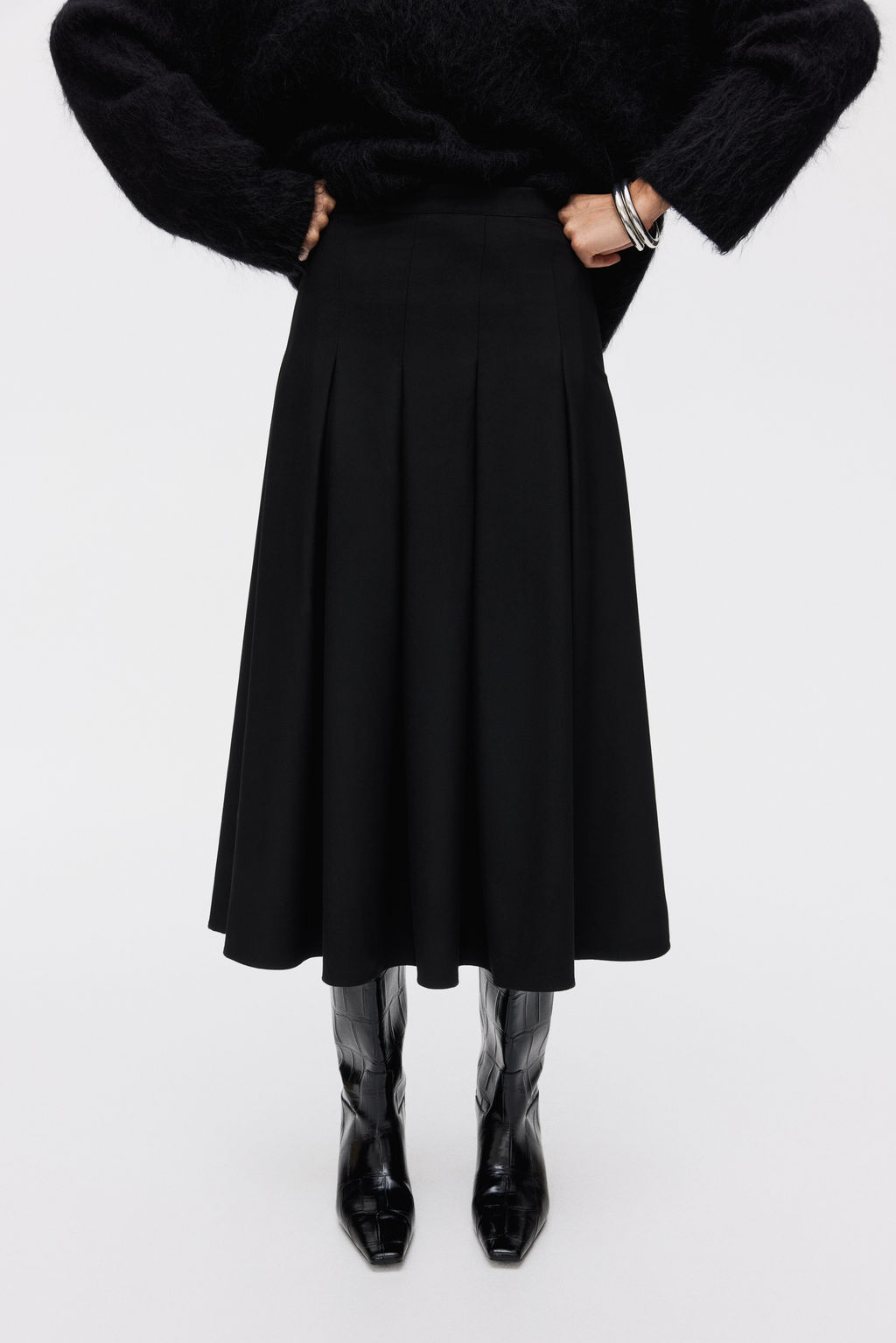 Falda midi tableada - H&m фото 6
