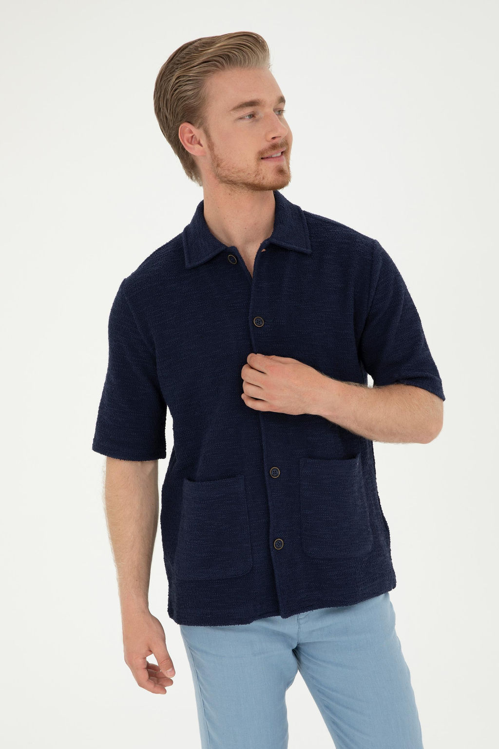 U. S. Polo Assn / Мужская темно-синяя футболка - U.s. polo assn фото 8