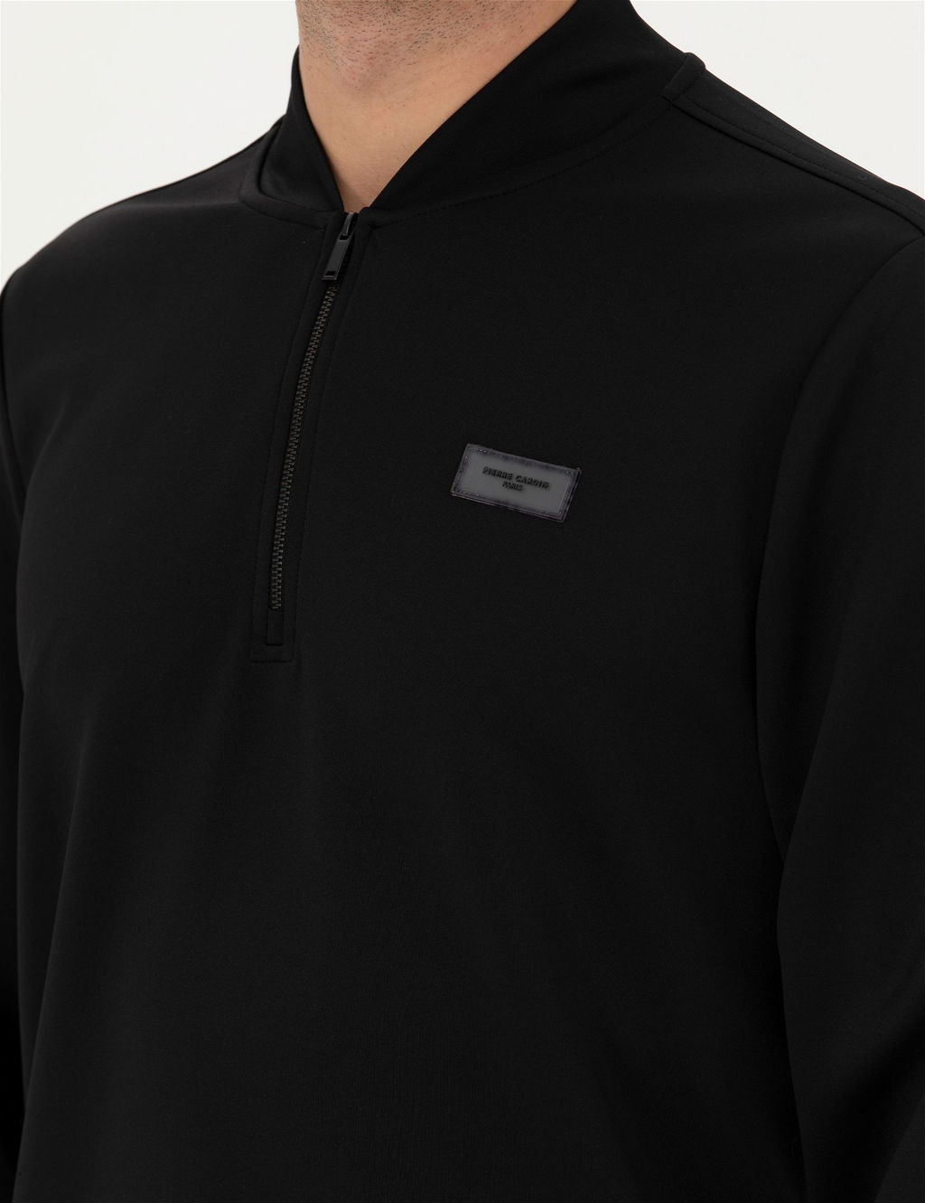 Siyah Regular Fit Sweatshirt - Pierre cardin фото 7