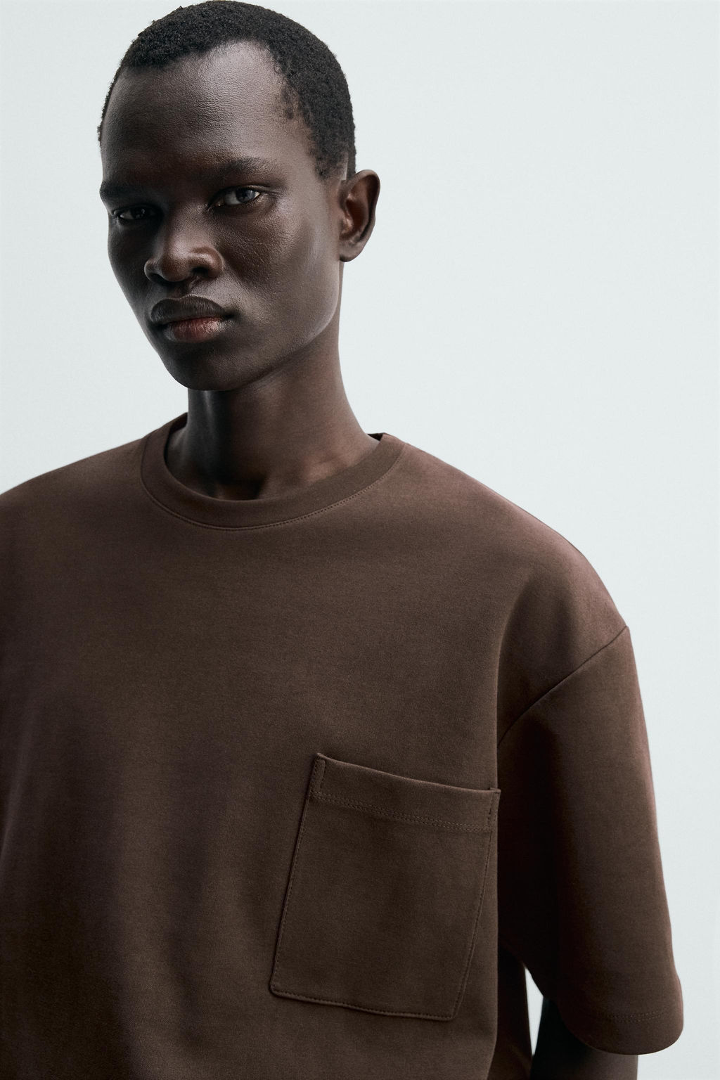 SUDADERA T?CNICA BOLSILLO / Marr?n - Zara фото 5
