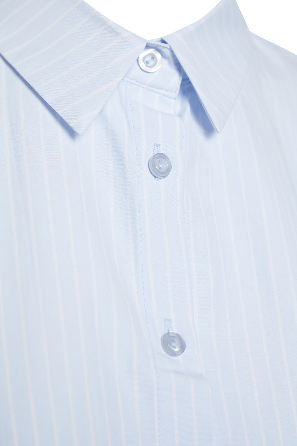 Plaj Giyim Cizgili Dokuma Maxi Gomlek TBESS22GO0664