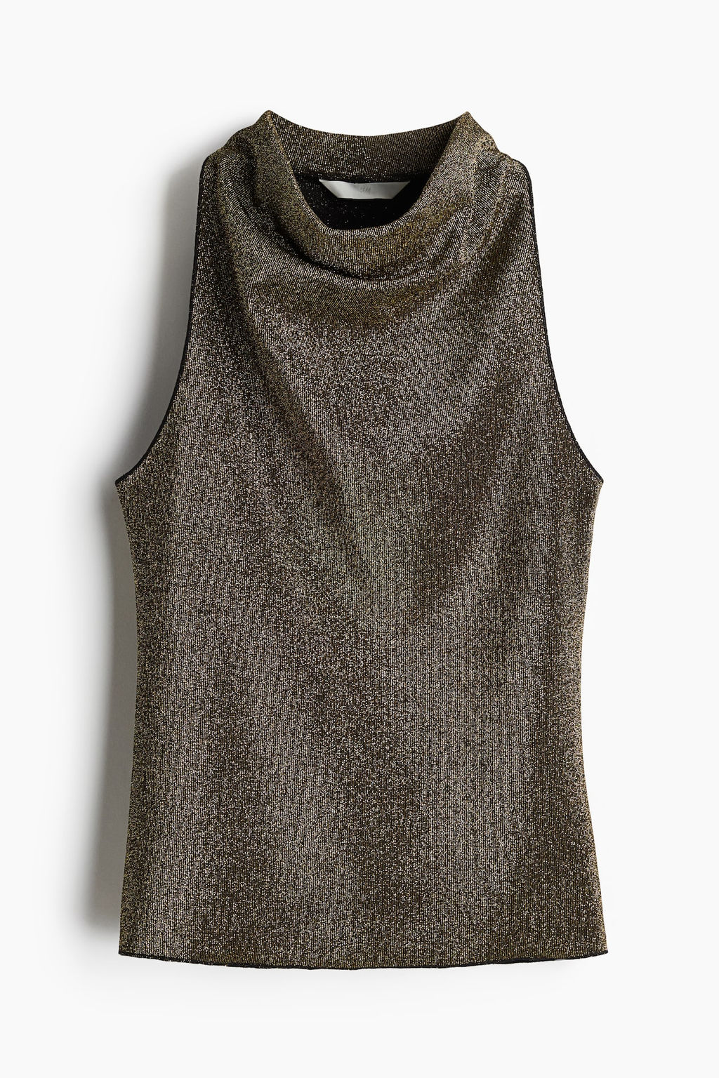 Top brillante con escote drapeado - H&m фото 4
