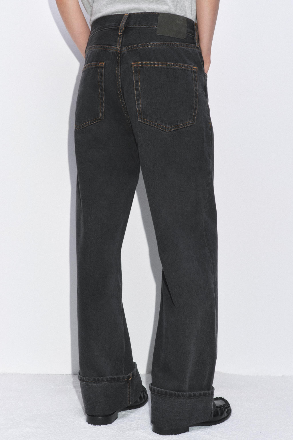 ZW COLLECTION BAGGY MID-WAIST JEANS - Zara фото 18