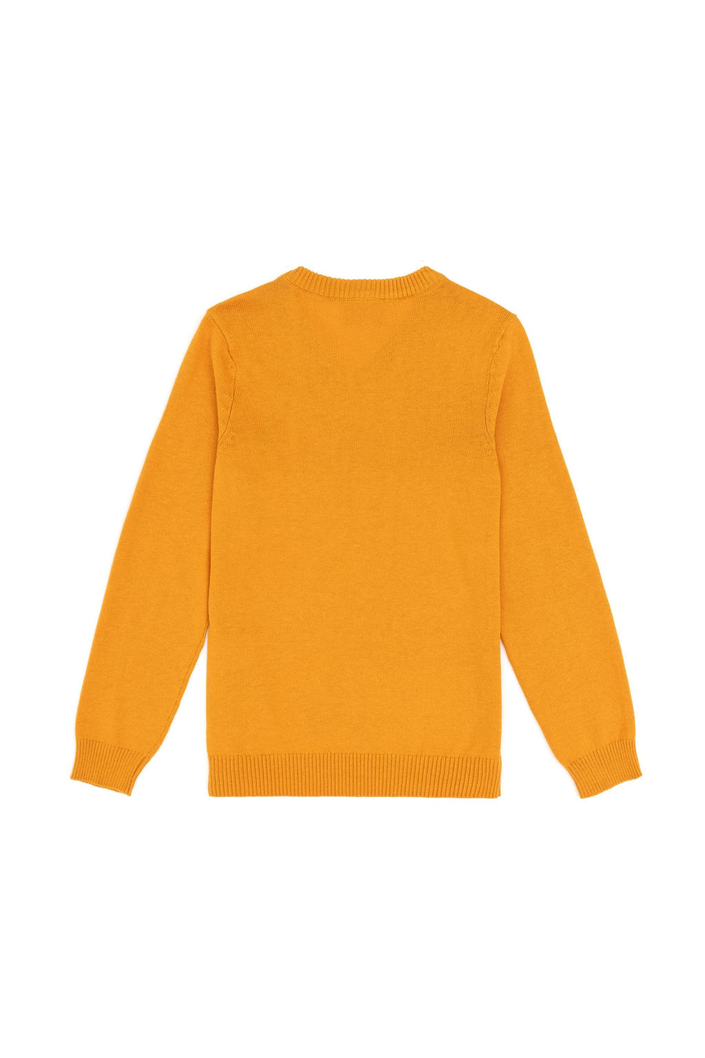 Базовый свитер горчичного цвета для мальчика Неожиданная скидка в корзине - U.s. polo assn фото 2
