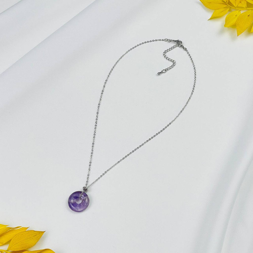 Кулон из Аметиста на цепочке 45 см +