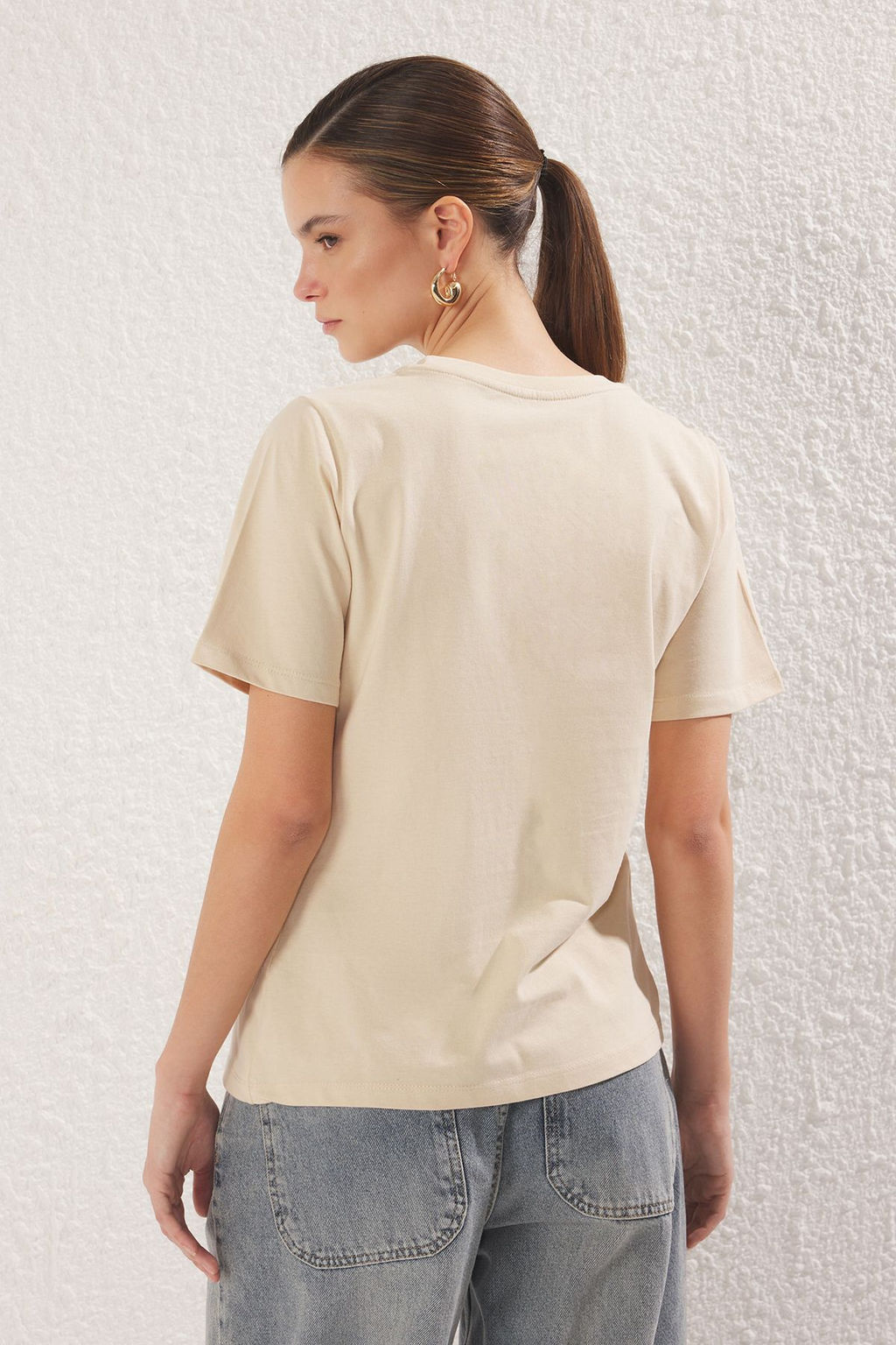 Trendyolmilla Ekru Orme Bluz TWOSS24BZ00302 фото 25