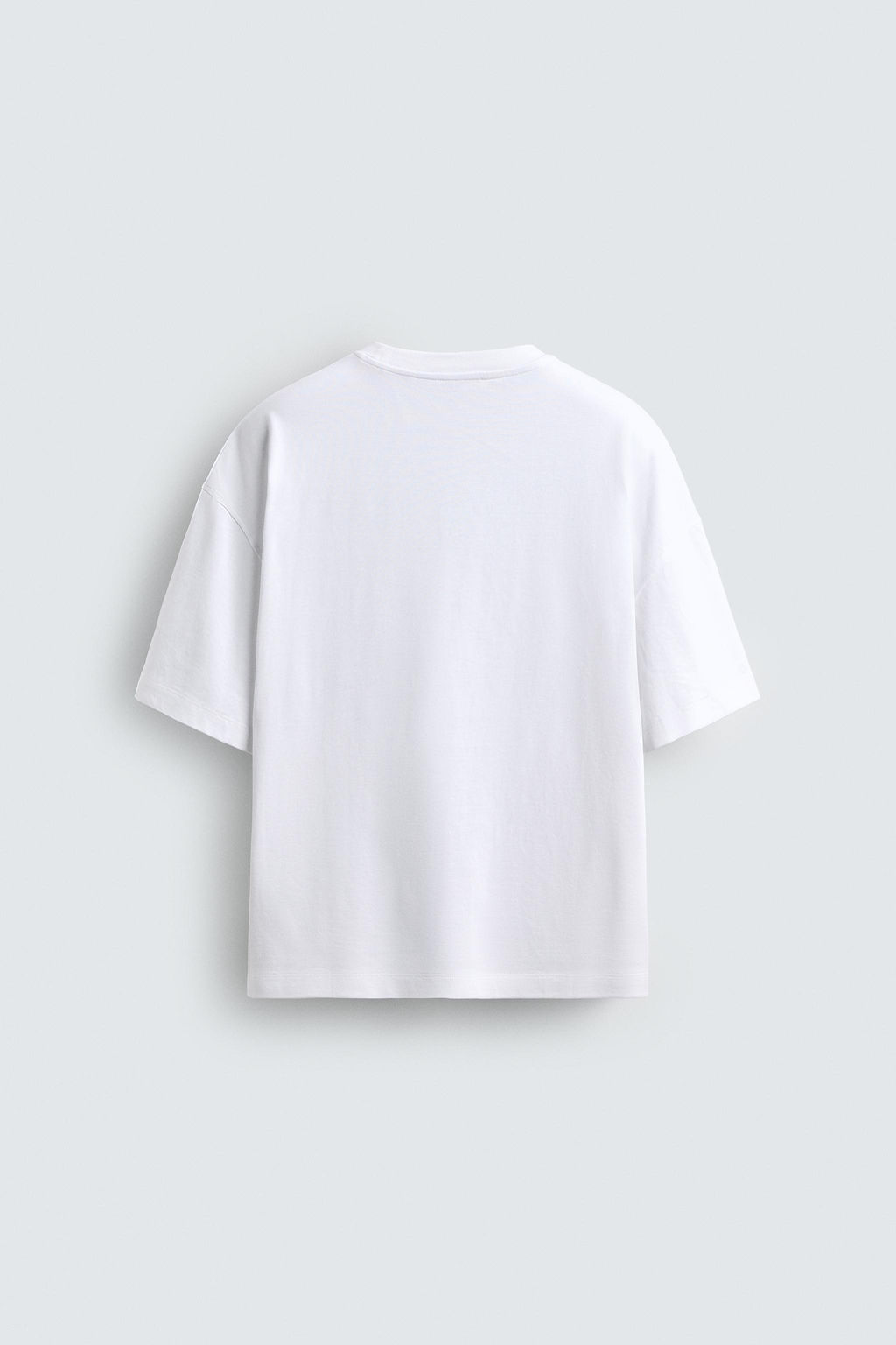 T-SHIRT WITH CONTRAST PRINTS - Zara фото 9
