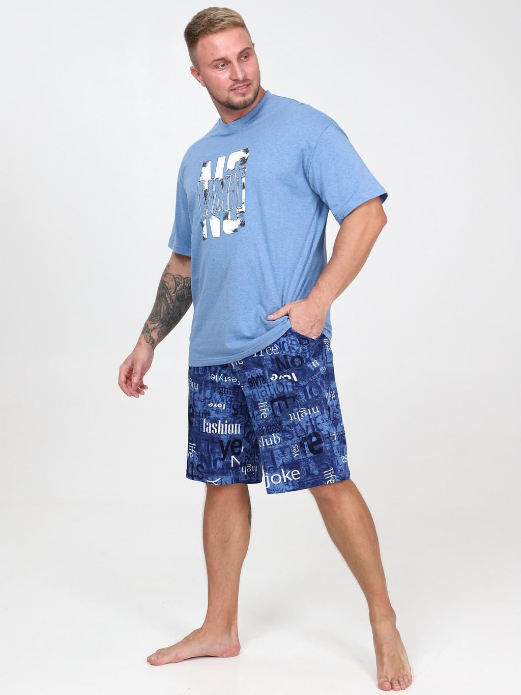 IV-CAPRIZ Чартер - пижама мужская с шортами  фото 10