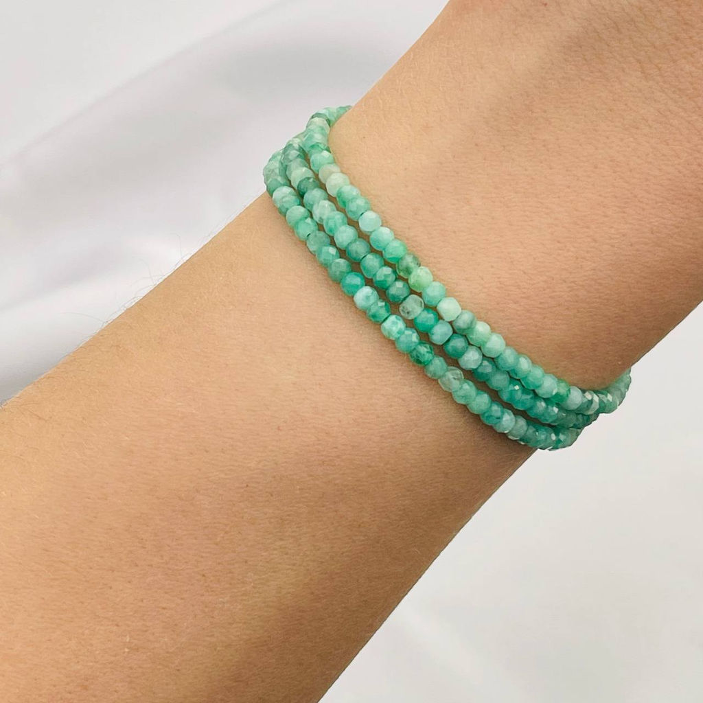 Бусины для украшений из зеленого Берилла