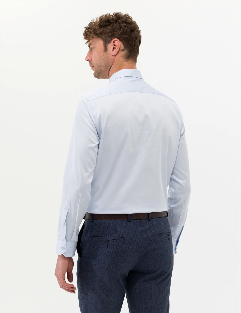 A__k Mavi Regular Fit Uzun Kollu Klasik G_mlek - Pierre cardin фото 5
