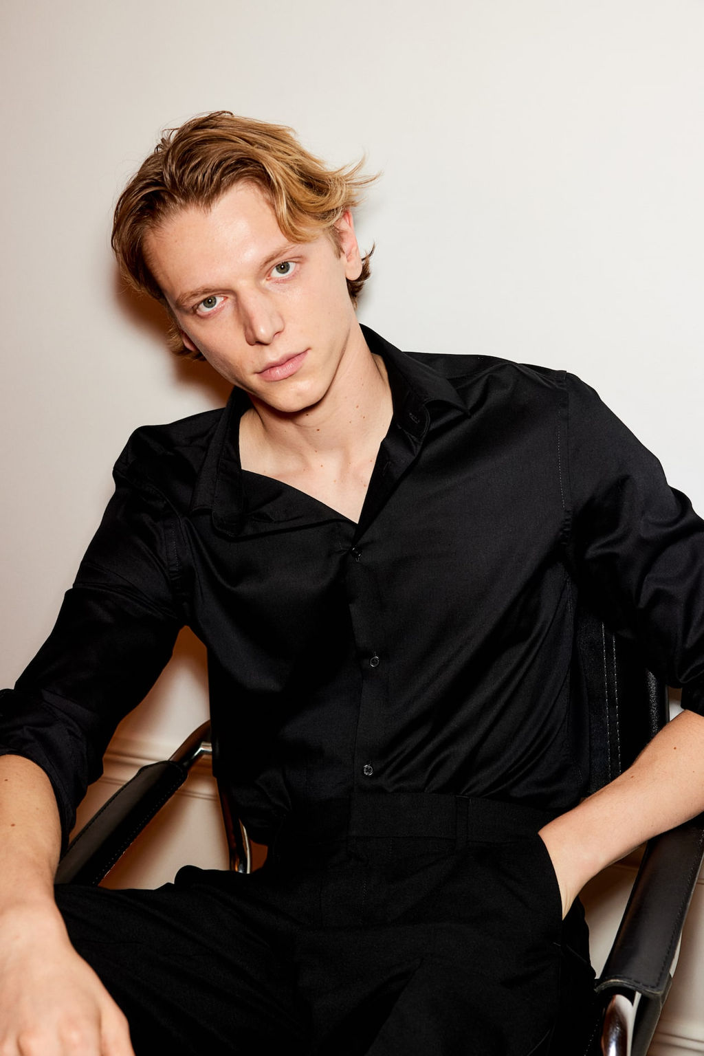 Camisa de facil planchado Slim Fit - H&m фото 3