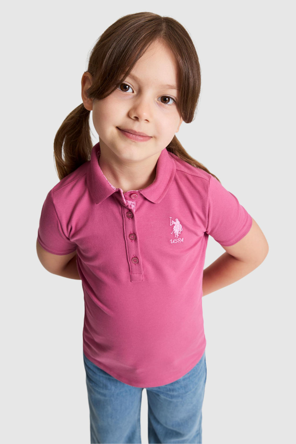K_z _ocuk Fu_ya Polo Yaka Basic Ti__rt