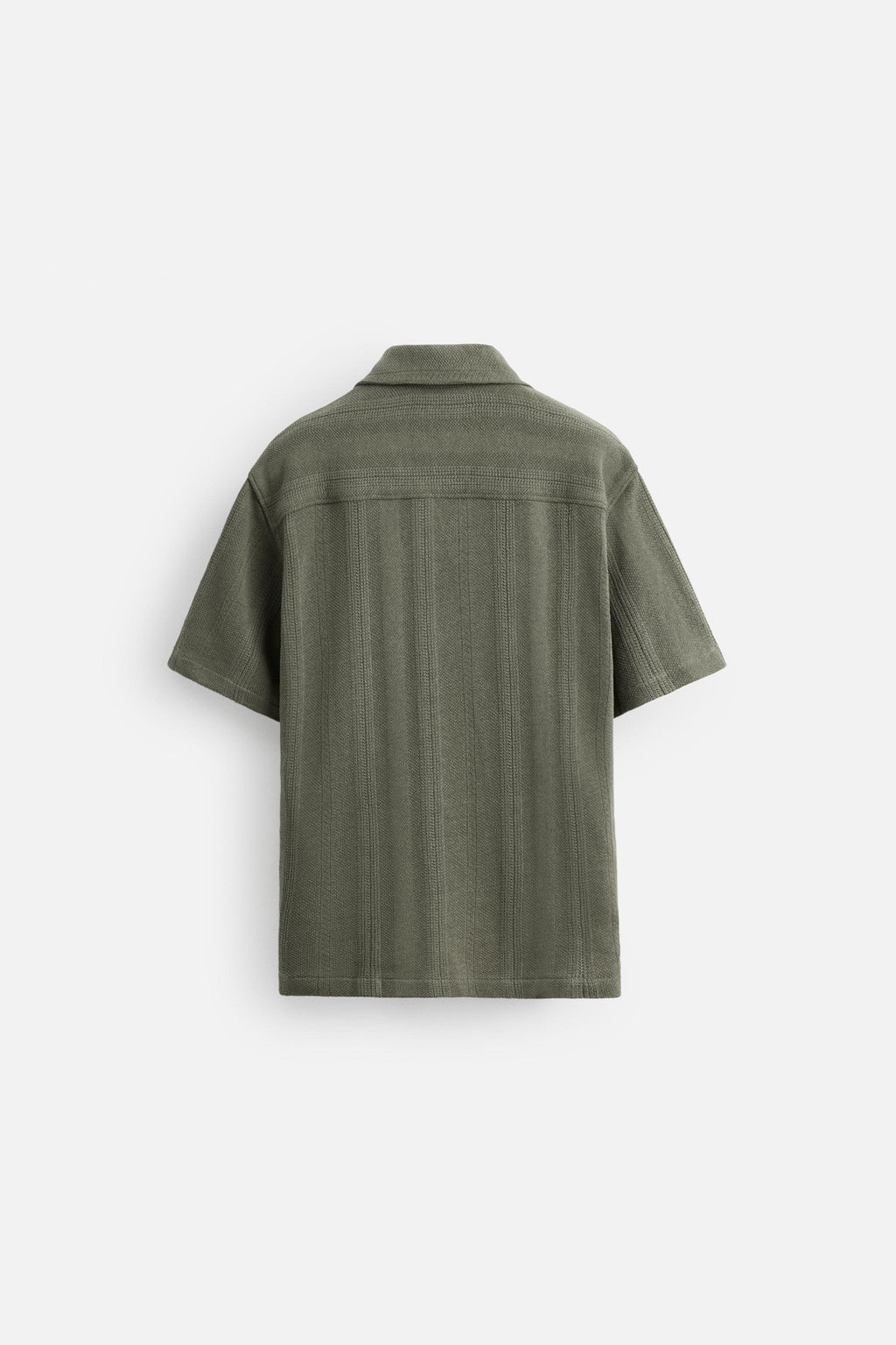 TEXTURED JACQUARD SHIRT - Zara фото 7