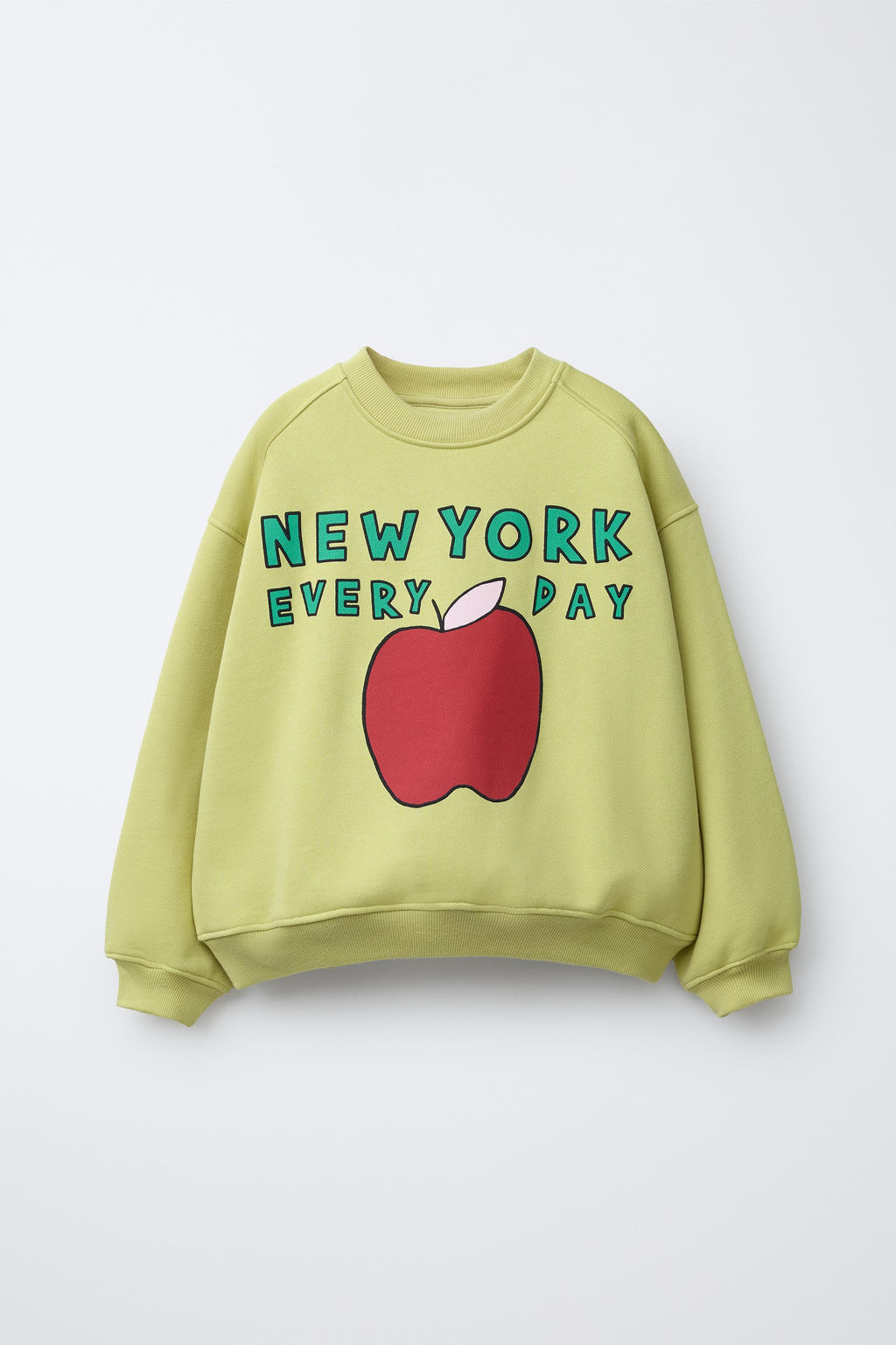 APPLE PRINT SWEATSHIRT - Zara фото 6