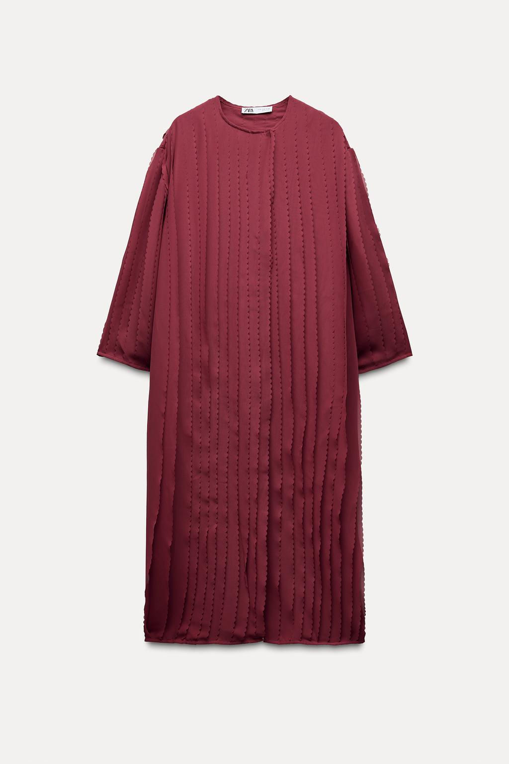 TEXTURED WAVY COAT - Zara фото 5
