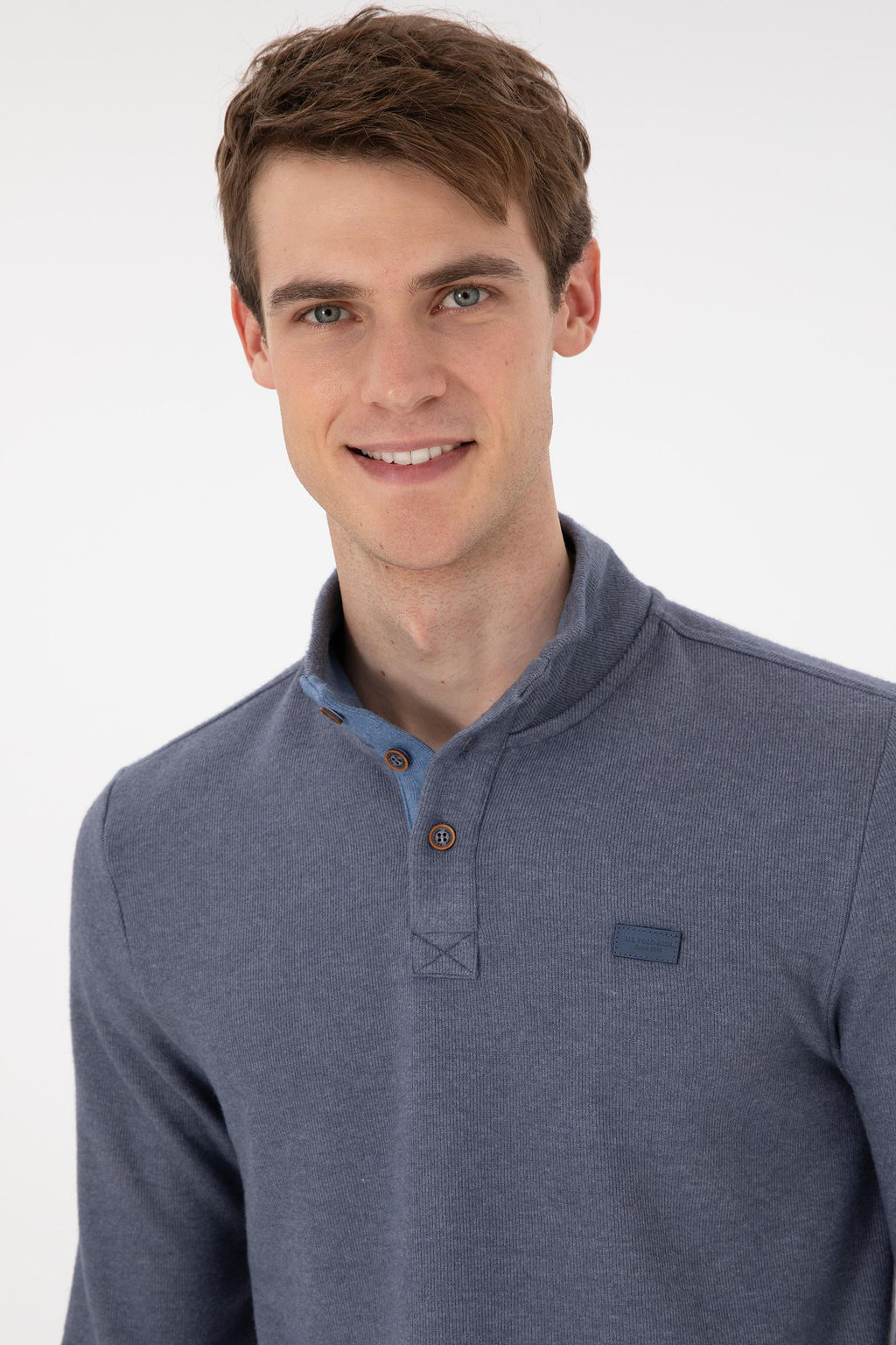 Мужской темно-синий свитшот Неожиданная скидка в корзине - U.s. polo assn фото 2