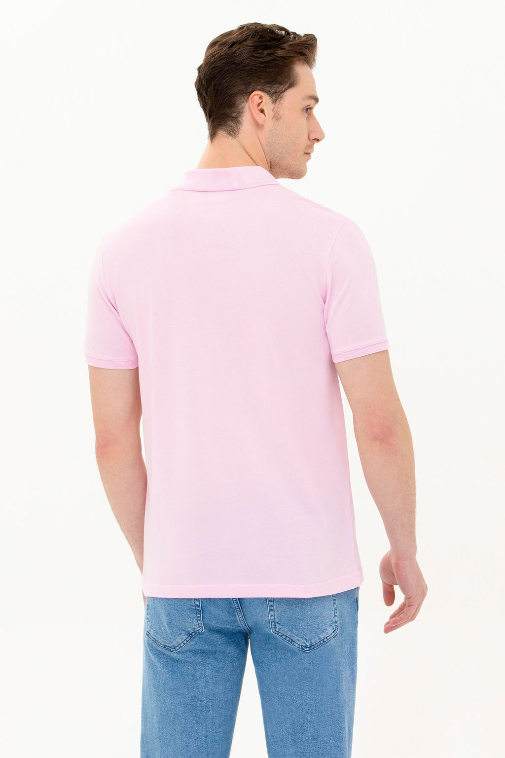 Мужская базовая футболка с воротником поло Magnolia - U.s. polo assn фото 5