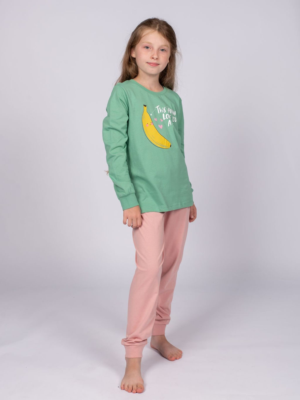 Пижама для девочки (джемпер+брюки) 91270 Lets go - Let's go фото 10