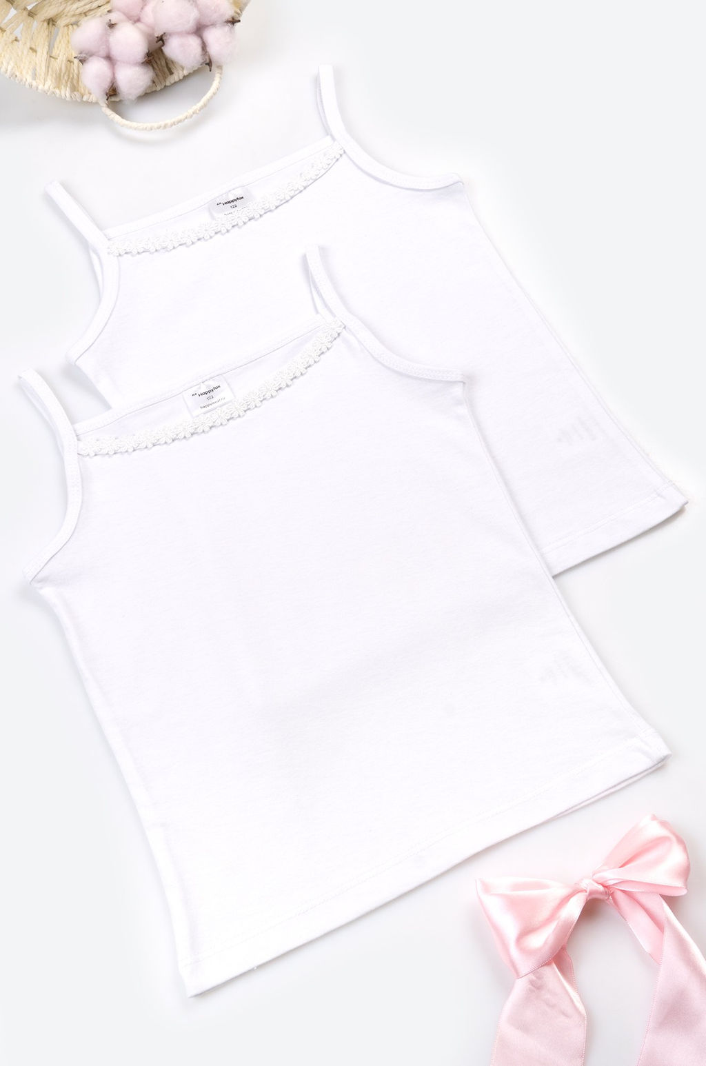 Майка на бретелях для девочки 2 шт. Happy Fox  фото 3