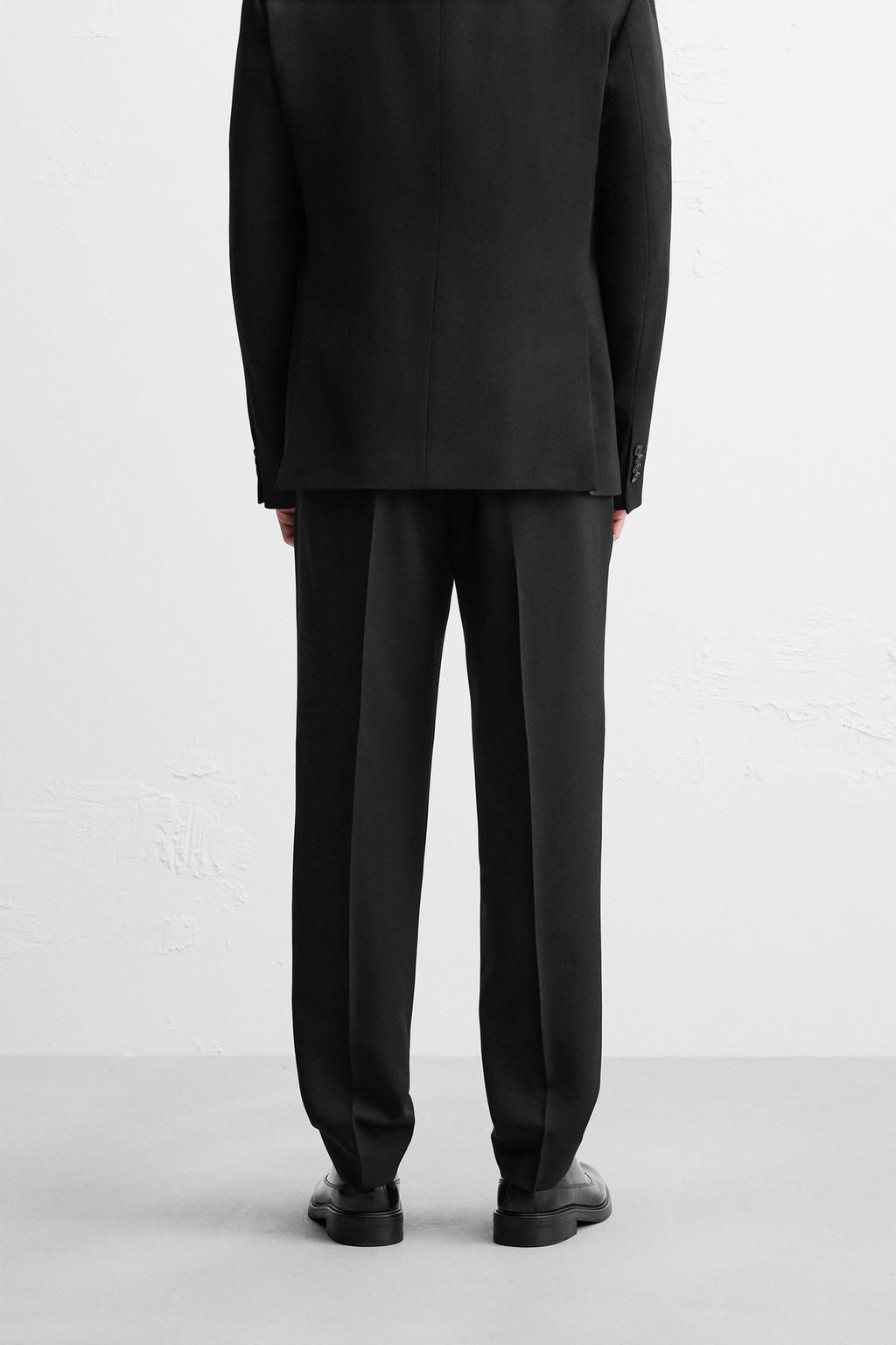 WOOL SUIT TROUSERS - Zara фото 3