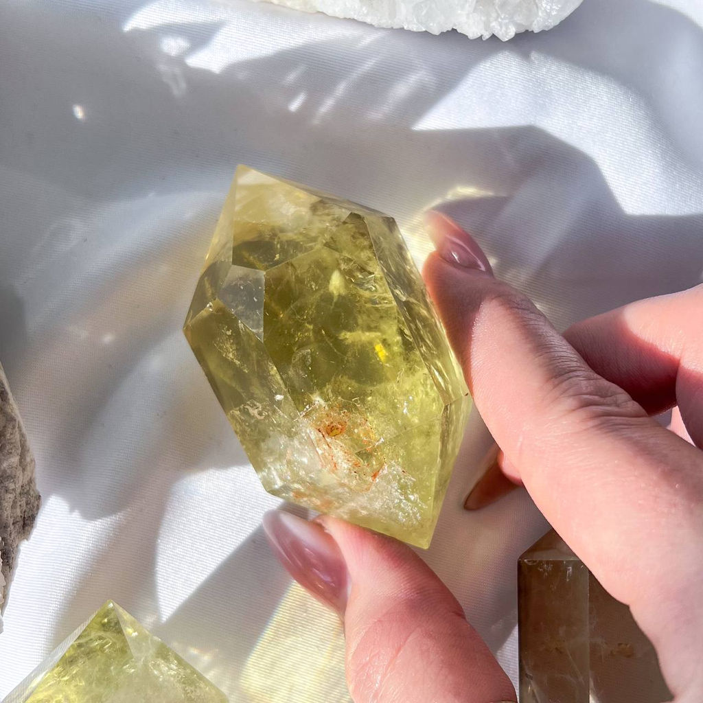 Кристалл двухконечный из Цитрина - Радуга самоцветов фото 2