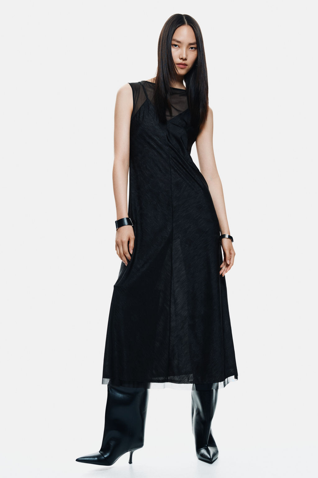 Vestido efecto layering - H&m фото 4