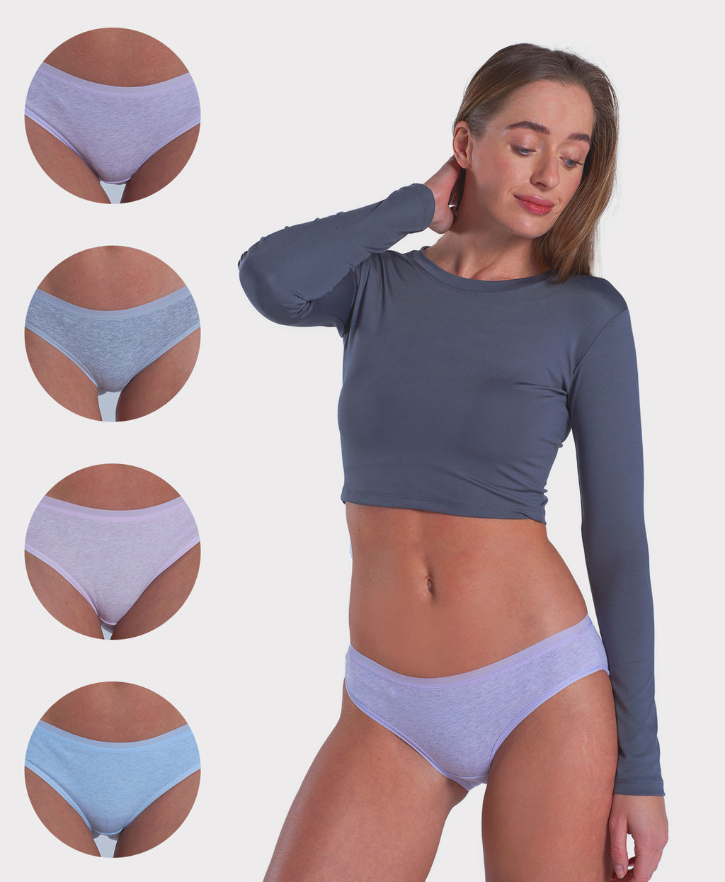 Трусы женские слипы Cherry Girl 61225 хлопок, эластан размеры S, M, L, XL
