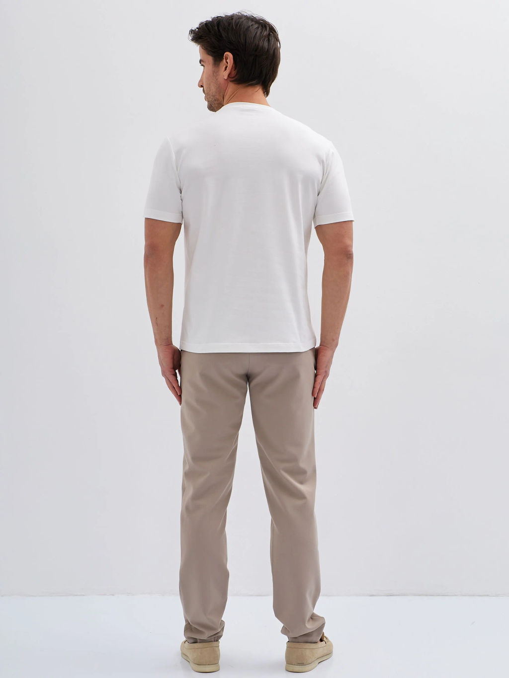 Футболка мужская короткий рукав GREG G145-KO-HJ-10001-N (экрю)