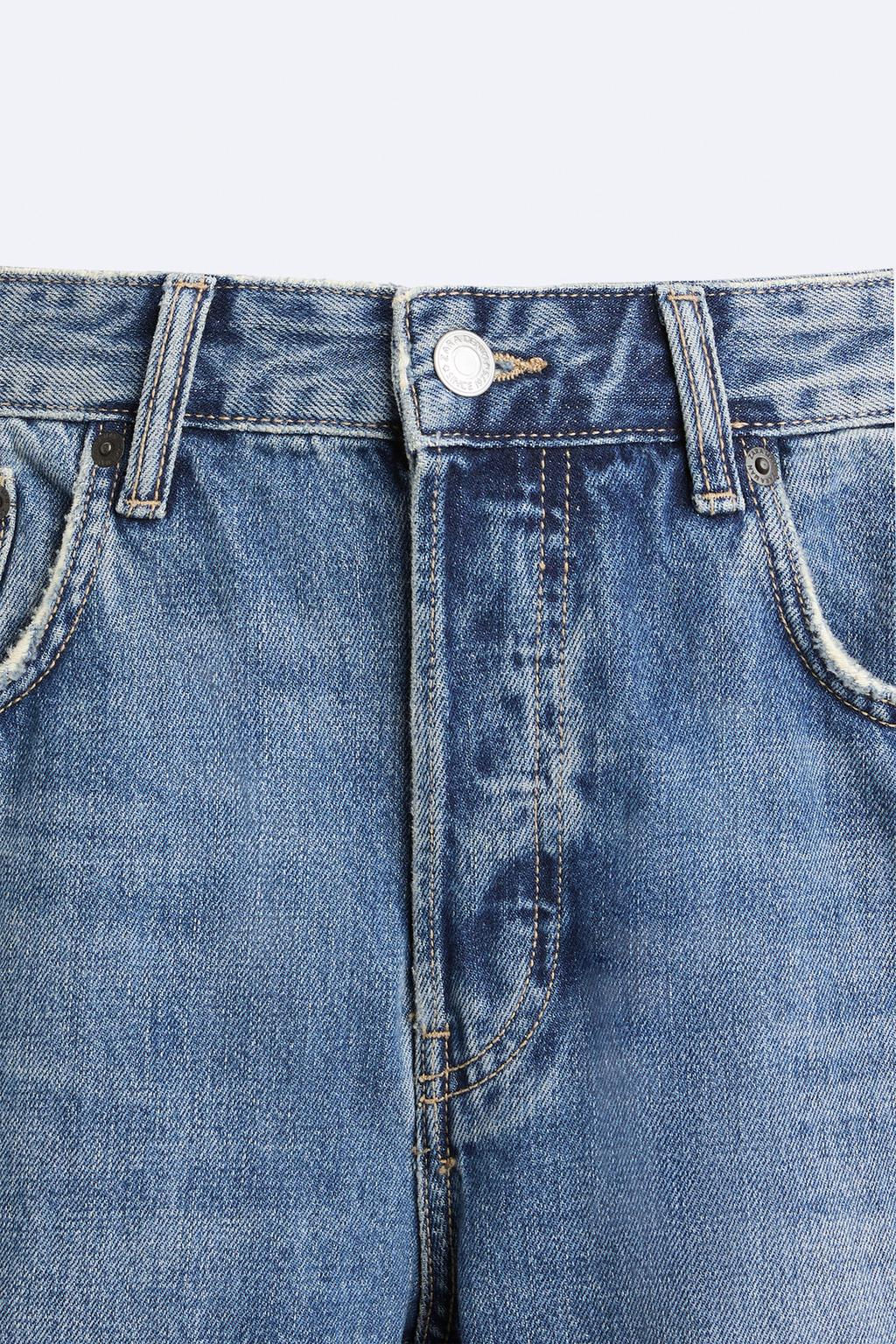 SLIM FIT CROPPED JEANS - Zara фото 8