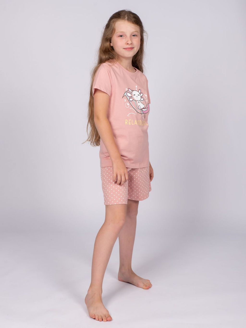 Пижама для девочки (футболка+шорты) 91264 Lets go - Let's go фото 12