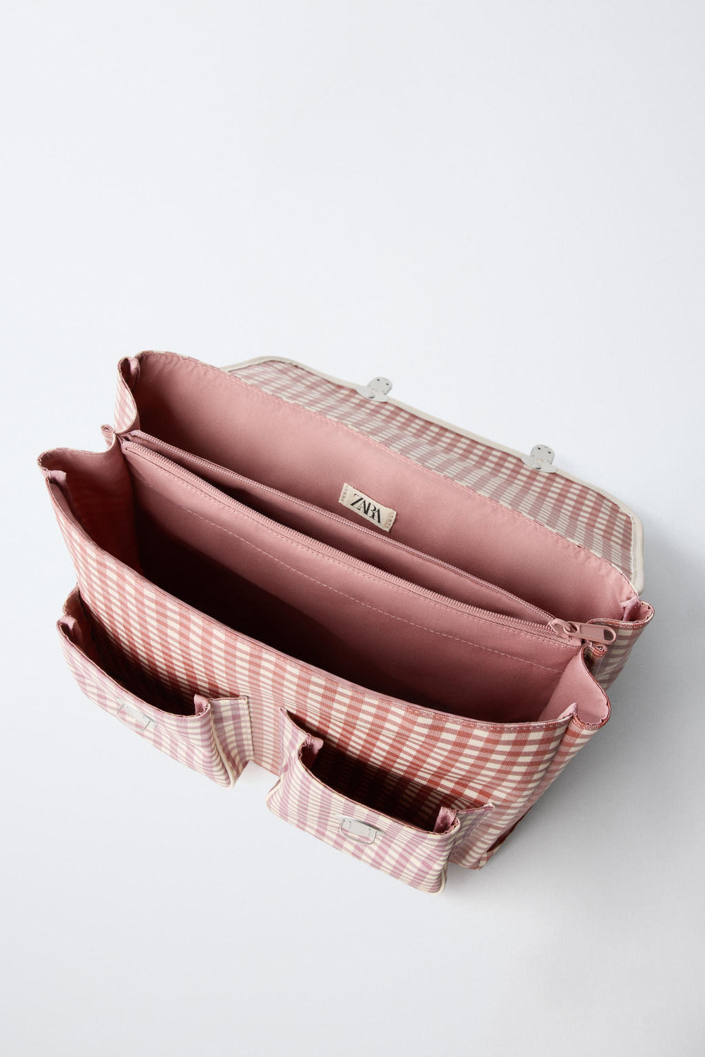 MOCHILA CARTERA VICHY / Multicolor - Zara фото 4