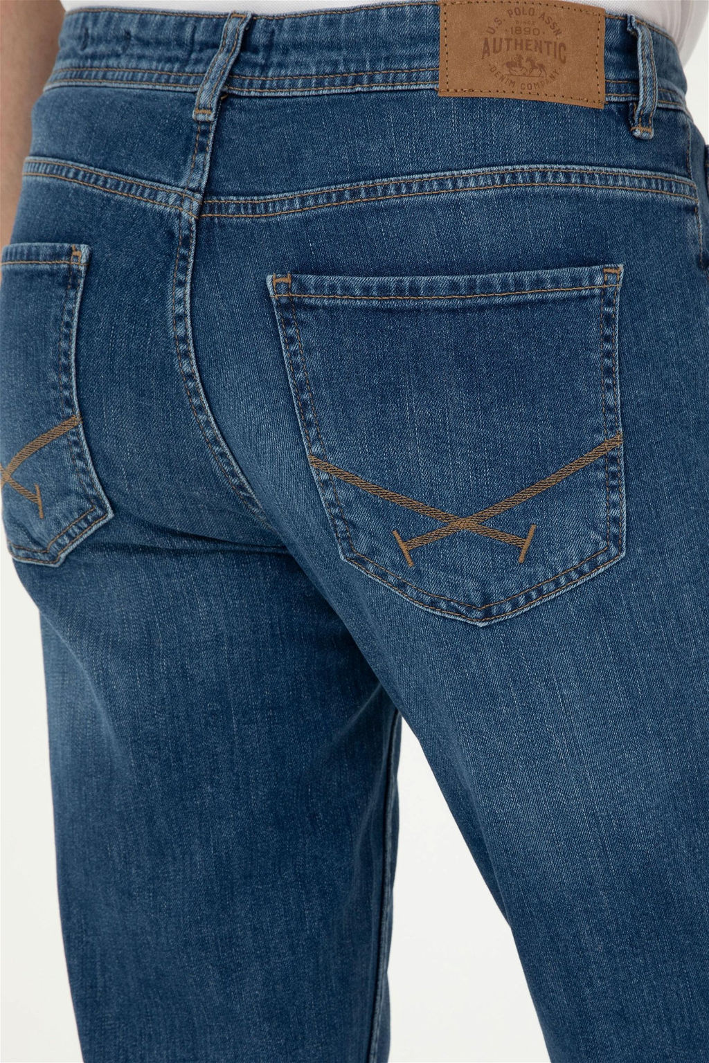 U. S. Polo Assn / Мужские синие джинсовые брюки - U.s. polo assn фото 6