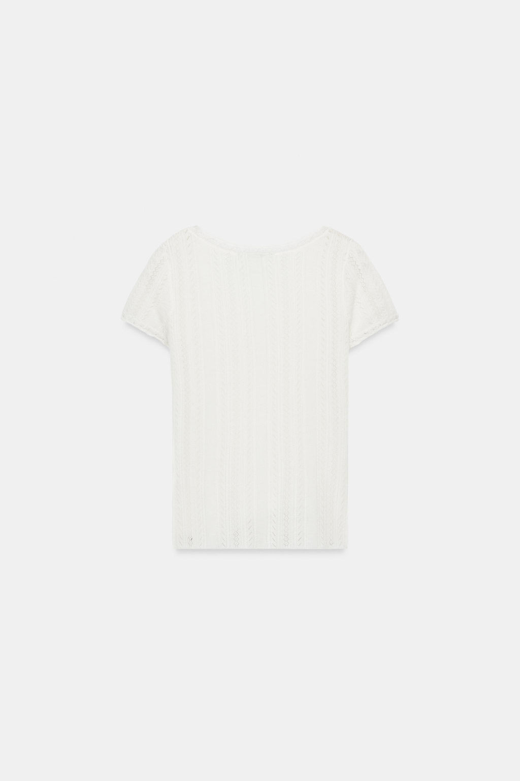 TOP PUNTO POINTELLE / Blanco