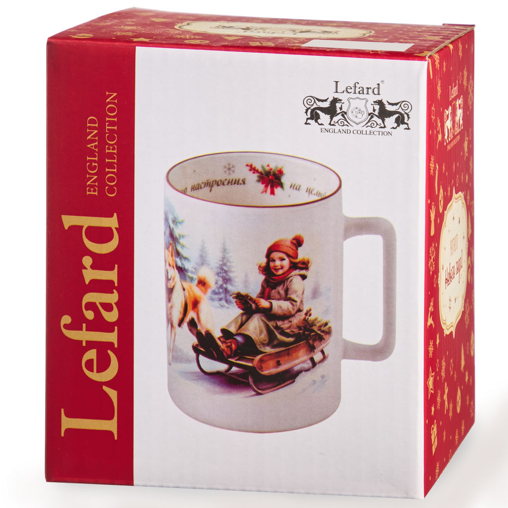 КРУЖКА LEFARD ХОРОШЕГО НАСТРОЕНИЯ НА ЦЕЛЫЙ ГОД 400МЛ  фото 6