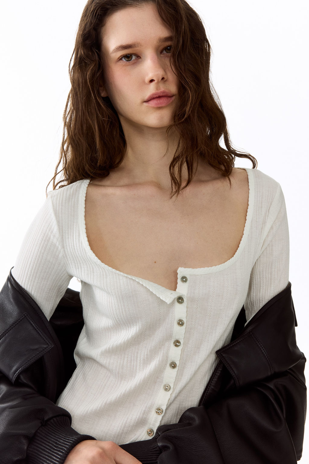 Top en punto pointelle - H&m фото 7